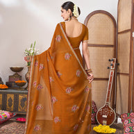 Light weight chiffon saree