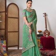 Designer party wear saree
