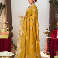 organza saree online