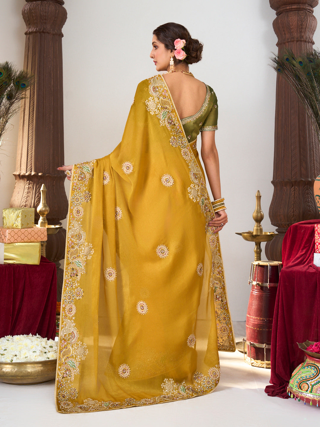  festive party wear saree