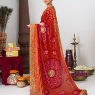 georgette designer saree