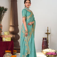 trendy festive wear saree