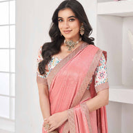 flower print saree​