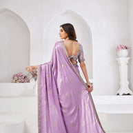 floral print saree casual day wear