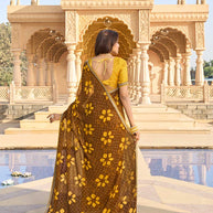 Printed saree