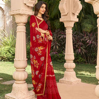 Festive wear printed saree