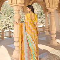 Printed saree for daily wear 
