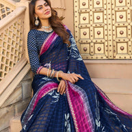 Light weight chiffon saree