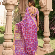  Ethnic ikkat saree styling