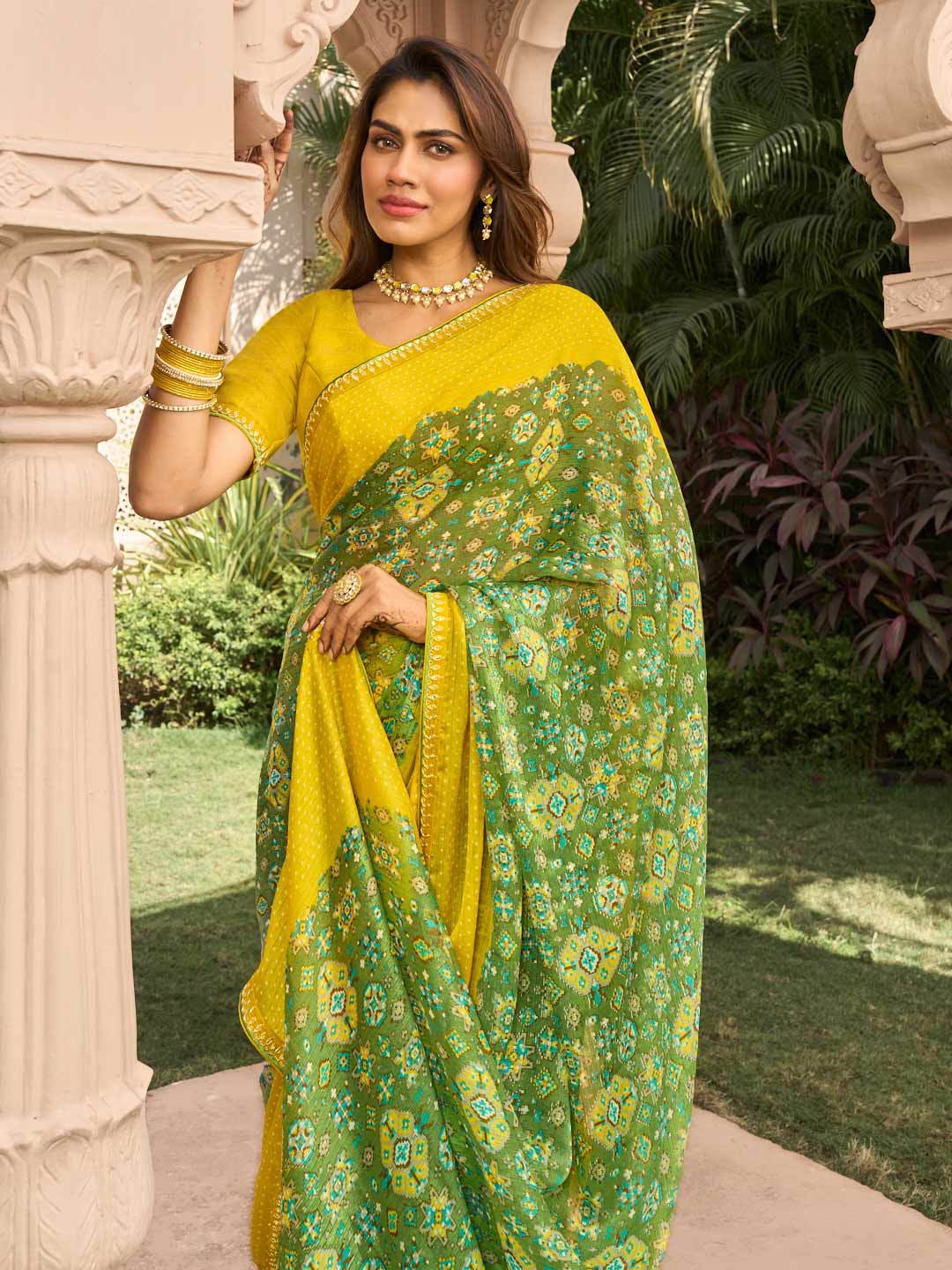 Soft chiffon saree for daily wear