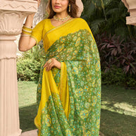 Soft chiffon saree for daily wear