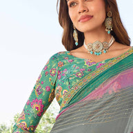 Lightweight georgette saree for daily wear