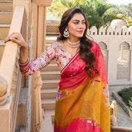 Light weight chiffon saree for daily wear
