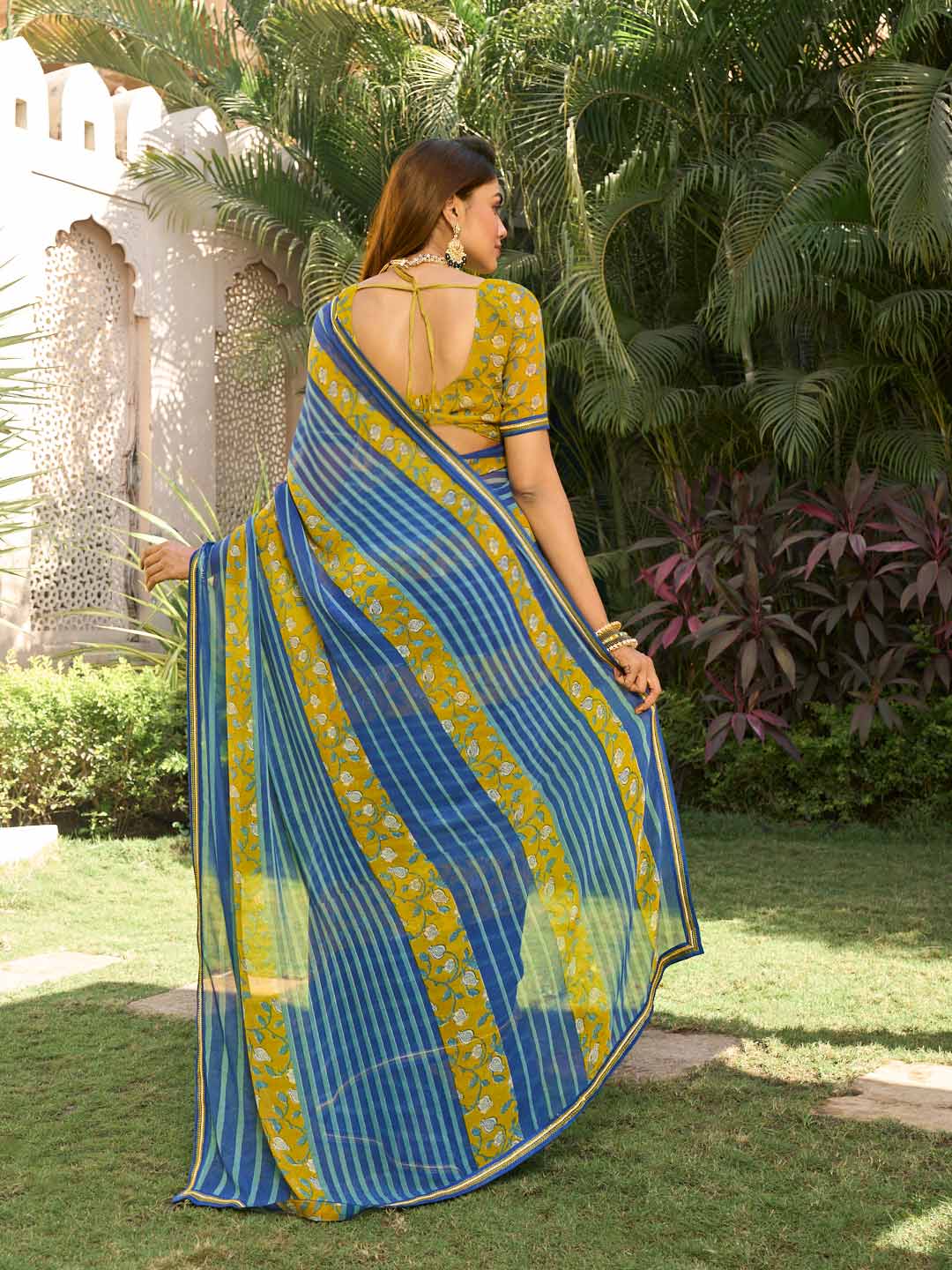  printed saree for women