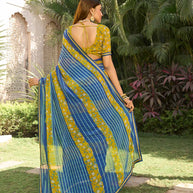  printed saree for women