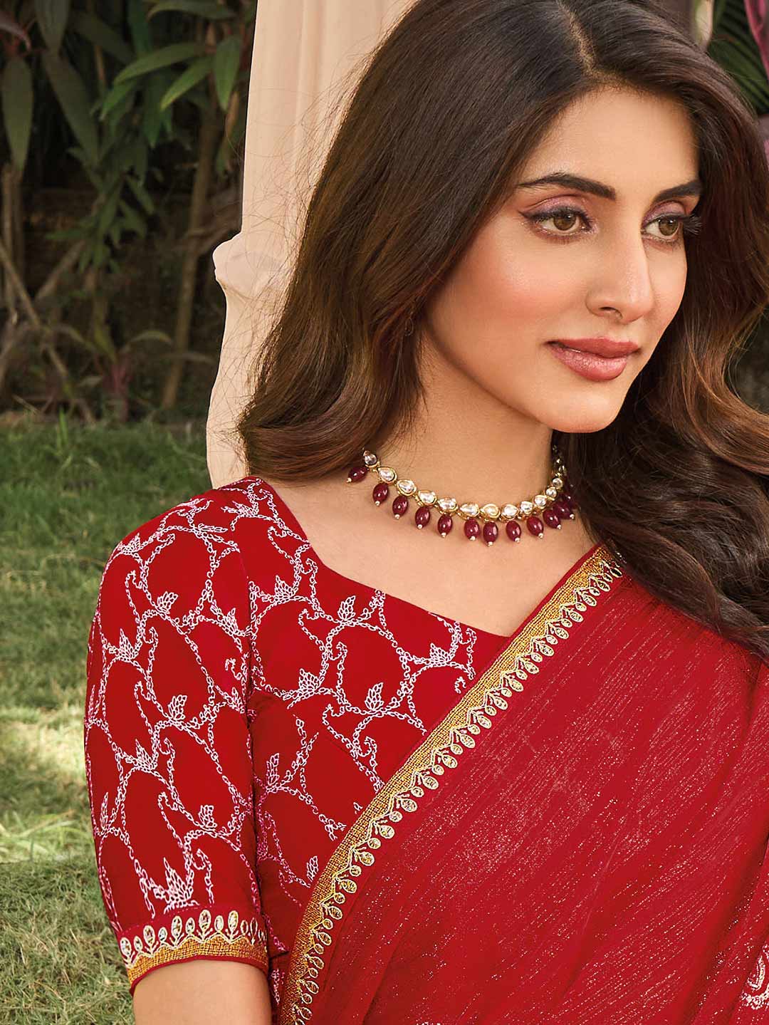 semi silk saree
