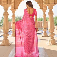  printed chiffon saree