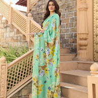 Rich silk saree for festive wear