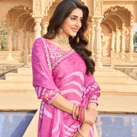 Light weight chiffon saree for daily wear