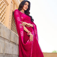 Light weight georgette saree for daily wear