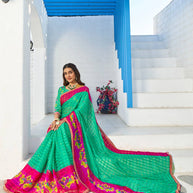 elegant party wear designer saree