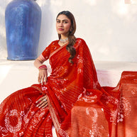  party wear printed saree 