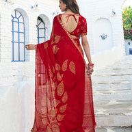  classic floral designer saree