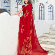  lightweight festive chiffon saree