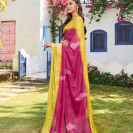 classic floral designer saree