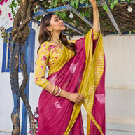 wedding party wear saree 