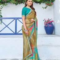 elegant office wear saree 