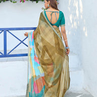 elegant office wear saree