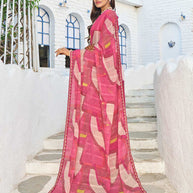 trendy abstract designer saree