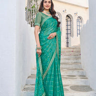 elegant party wear saree
