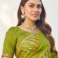  party wear printed saree