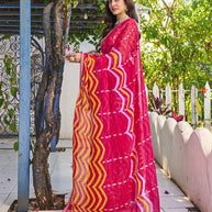 modern designer chiffon saree