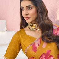  elegant festive organza saree