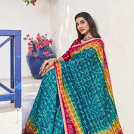 casual party wear saree