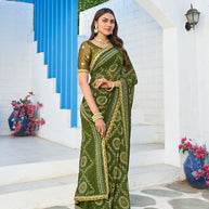 elegant festive wear saree 