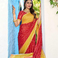elegant party wear saree