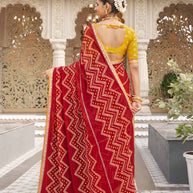 Classic red saree