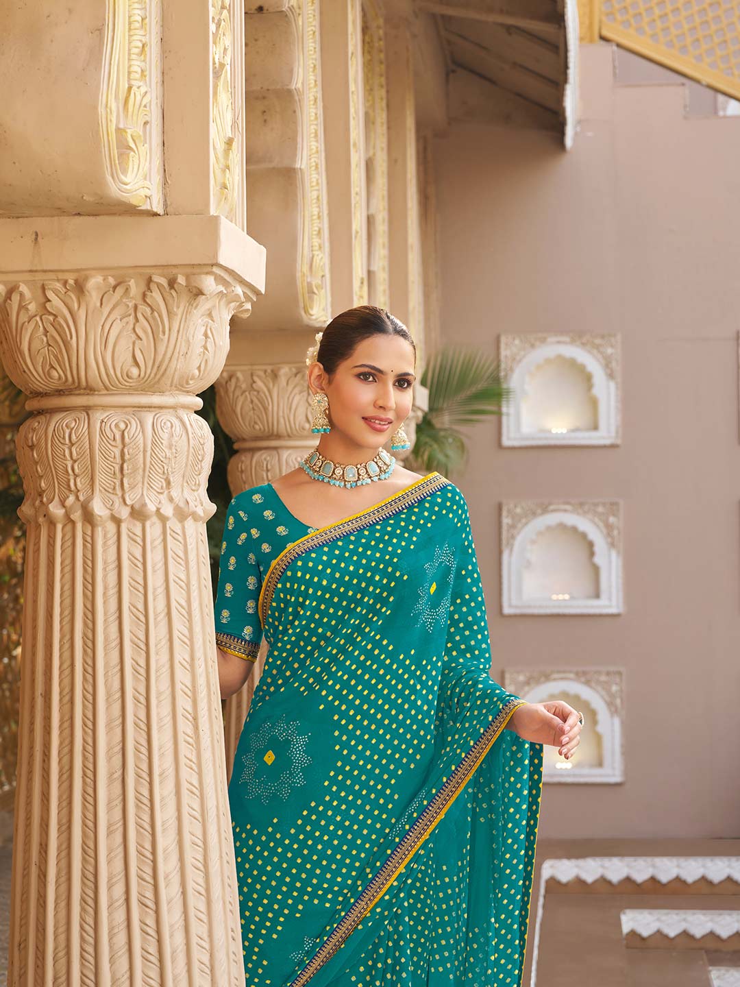 wedding party wear saree