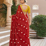 Premium bandhani saree online