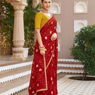 Ethnic festive saree