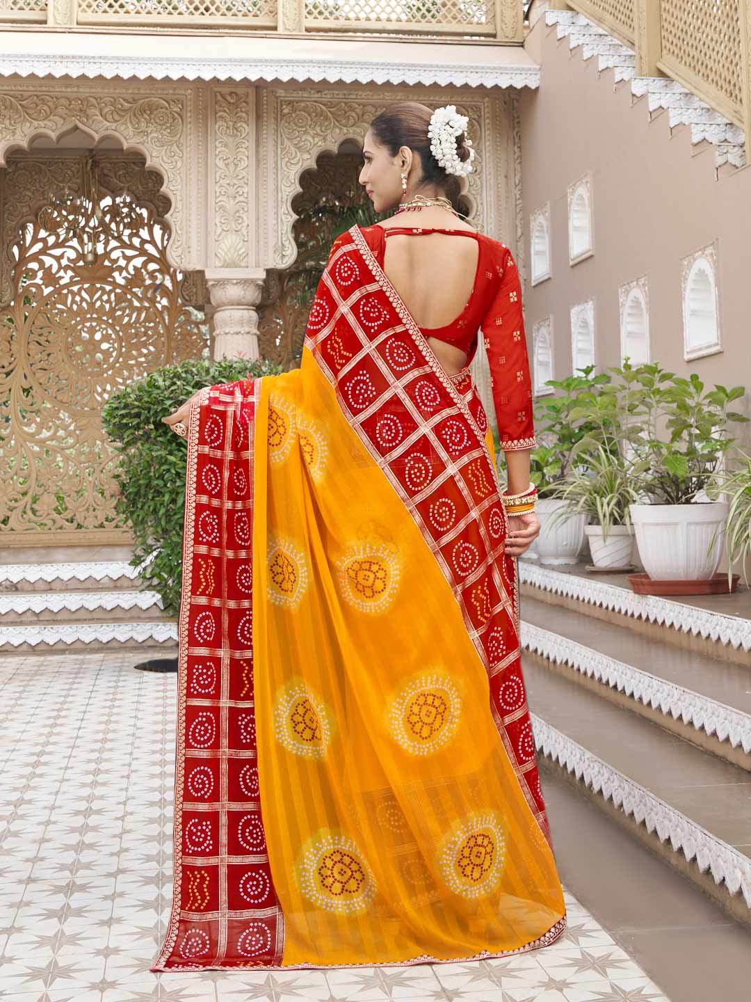 Ethnic party wear saree