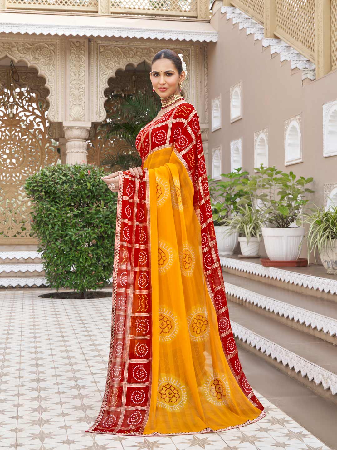 Light weight traditional saree