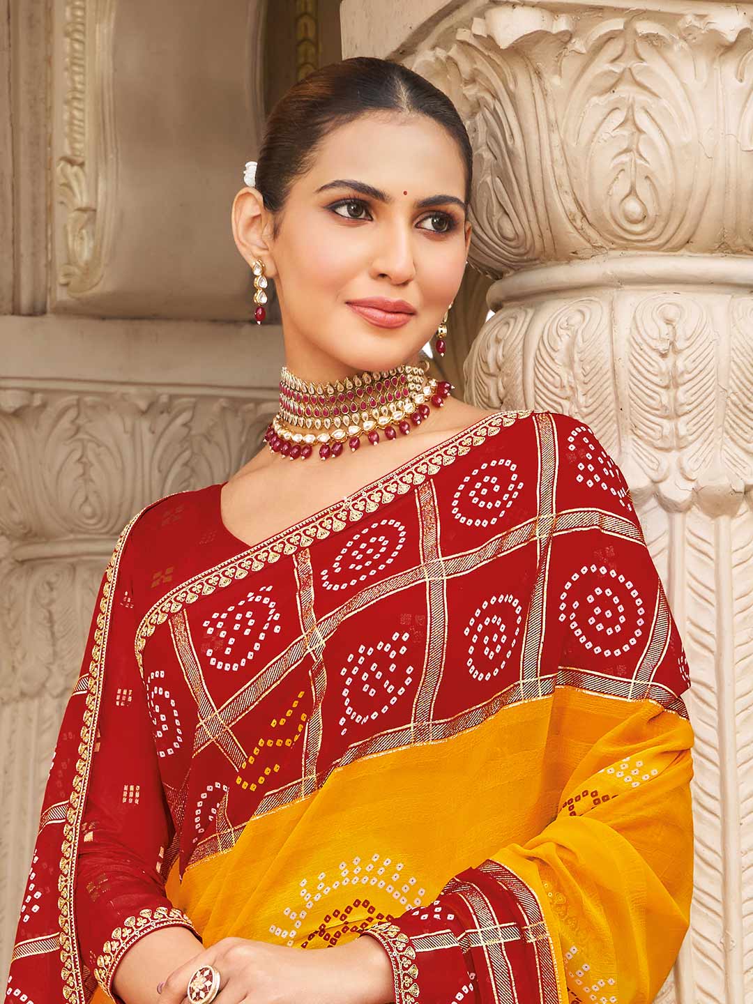 Ethnic party wear saree