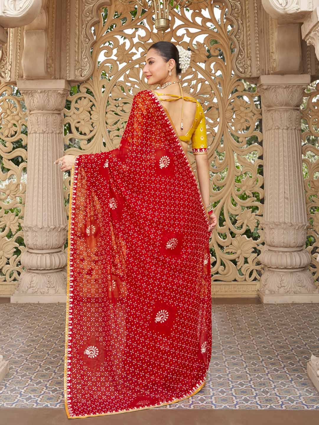 Light weight georgette saree