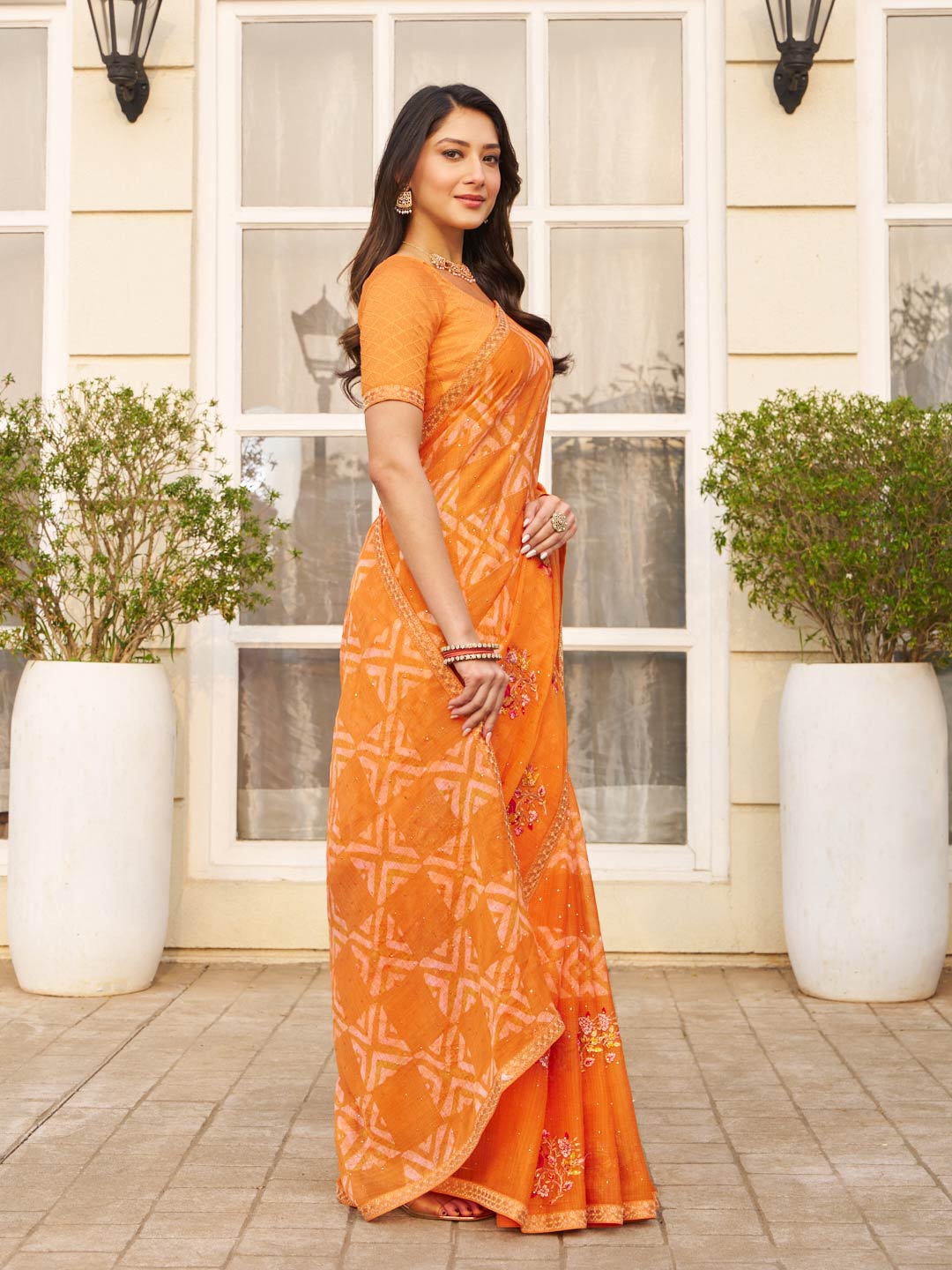  designer festive saree