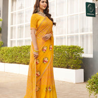  elegant party wear saree 
